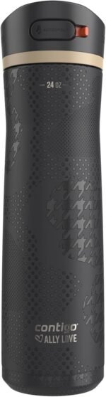 Contigo x Ally Love Ashland Chill 2.0, Stainless Steel, Spill Proof Water Bottle with AutoPop Easy Lean Lid, BPA Free, 24oz, Licorice - Image 2
