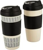 Copco 5237160 Reusable, Insulated Double Wall Travel Mugs 16-ounce White/Black , 2 Count ( Pack of 1) - Image 2
