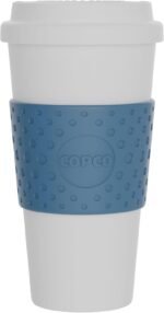 Copco Acadia 16 oz Travel Mug - Insulated Reusable Coffee Tumbler with Double-Walled Plastic, Leak-Proof Lid, BPA-Free - Portable Mug for Hot & Cold Drinks, Cup Holder Friendly (Blue) - Image 2