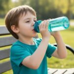 Copco ClipGo Tritan Water Bottle - 24 Oz. Translucent Teal Reusable Hydration Bottle with Measurement Markings, Carry Loop & Clip Handle - BPA Free, Dishwasher Safe, Cup Holder Friendly - Image 2