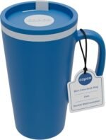 Copco Cone Travel Coffee Mug, 16 oz - Insulated Drinkware with Spill-Proof Lid and Handle, Microwave & Dishwasher Safe - BPA-Free, Compact for Desk & Cup Holder Friendly (Blue) - Image 2