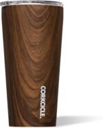 Corkcicle Classic Tumbler - Keeps Drinks Cold for 9 Hours & Hot for 3 - Triple-Insulated Stainless Steel - Holiday Tumbler Gift - 16 oz - Walnut Wood - Image 2