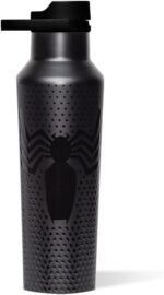 Corkcicle Marvel Sport Canteen - Insulated Stainless Steel Water Bottle - Compact & Travel-Friendly - Durable - Dishwasher Safe - BPA Free - Wide Mouth - Non-Slip Silicone Base - 20 oz - Venom - Image 2
