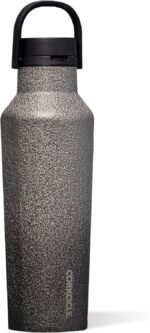Corkcicle Sport Canteen - Keeps Drinks Cold 25 Hours - Stainless Steel Water Bottle - Triple-Insulated - Spill-Proof - Summer Drinkware Gift - Keeps Drinks Ice Cold - 20 oz - Steel Shadow - Image 2