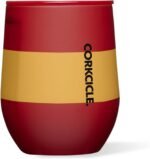 Corkcicle Stemless Insulated Wine Glass Tumbler - Keeps Beverages Cold 6 Hours & Hot 3 Hours - Stainless Steel - Easy-Grip - Summer Drinkware Gift - Keeps Drinks Ice Cold - 12 oz - Gryffindor - Image 2