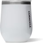 Corkcicle Stemless Wine Tumbler - Keeps Drinks Cold for 6 Hours - Triple-Insulated Stainless Steel - Non-Slip Base - Summer Drinkware Gift - Keeps Drinks Ice Cold - 12 oz - Gloss White - Image 2