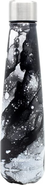 Costablue Insulated Water Bottle - On-The-Go Refillable Stainless Steel Water Bottles For Adults, Reusable Thermos Travel Tumbler With Leak-proof Lid For Hot & Cold Beverages (17Oz. Ligth Charcoal) - Image 2