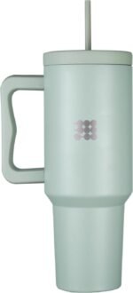 Cubitt Insulated Stainless Steel 40 oz Tumbler with Handle and Straw Lid, Cupholder friendly - Image 2