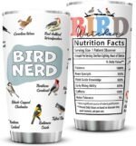 Culaiwan Bird Watching Gifts Tumbler for Men Women, Bird Lovers& Watchers Present 20oz Tumbler Mug, Christmas Gifts for Ornithologist - Image 2