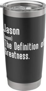 Custom For Jason - Funny Shirt With The Name Jason Stainless Steel Insulated Tumbler - Image 2