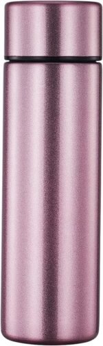 Cute Thermos Water Bottle - 5 Oz Mini Insulated Stainless Steel Bottle - Keeps Cold for 12 hours, Hot for 6 hours, Perfect for Purse or Kids Lunch Bag (Pink) - Image 2
