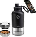 DASAN Magsafe Water Bottle Compatible - Water Bottle With Pill Storage - Insulated Stainless Steel Bottle Magnetic - Leakproof - Keeps Cold 12 H - Perfect for Gifts, Gym, Sports, Work & Travel - 32 oz - Image 2