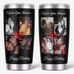 DIYKST Custom Cups Personalized Stainless Steel Photo Coffee Tumbler with Picture Customized, Custom Gift for Couple Birthday, Anniversary, Birthday -20oz/30oz - Image 2