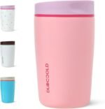 DLOCCOLD Insulated Stainless Steel Coffee Tumbler with Spill Resistant Lid, Reusable Iced Coffee Cup, Cup Holder Friendly Travel Coffee Mug, 12oz - Image 2