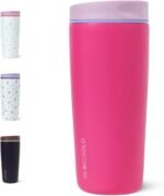 DLOCCOLD Insulated Stainless Steel Coffee Tumbler with Spill Resistant Lid, Reusable Iced Coffee Cup, Cup Holder Friendly Travel Coffee Mug, 20oz - Image 2