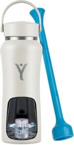 DYLN Hydrogen Water Bottle | Create Hydrating Alkaline Hydrogen-Rich Water Up to 9 pH | Vacuum Insulated Stainless Steel Water Bottle | Keeps Water Cold for 24 Hours - Image 2
