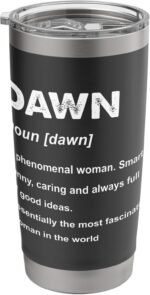 Dawn Name Stainless Steel Insulated Tumbler - Image 2