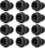 Dirvcp 12-Pack Wine Vacuum Stoppers, Reusable Silicone Wine Saver Preserver, Air Seal to Keep Wine Fresh, Universal Black Bottle Sealer Set for Red & White Wine - Image 2