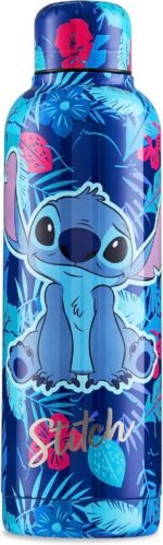 Disney Stitch Insulated Water Bottle - 515ml Stainless Steel Metal Drinks Bottle Teenagers Hot or Cold - School Sports Travel - Stitch Gifts - Image 2
