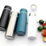 Dxobay Cute Small Water Bottle, 4.4 Fl. Oz, Pack of 4, Mini Slim Flask for Kids Lunchbox, Portable Skinny Purse Water Bottle, Vacuum Insulated Reusable Leak Proof Stainless Steel Cup - Image 2