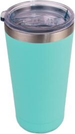 Earth Ethical Coffee Travel Mug for Women - Double Walled Insulated Coffee Mugs Made for and by Women - Stainless Steel, Easy Grip Travel Cup for Coffee or Iced Drinks - 20 oz (Teal) - Image 2