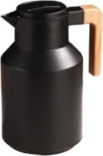 Electric Kettle Smart Insulation Pots Large Capacity Glass Liner Kettle Coffee Pot Temperature Display Water Bottle Tea Kettle/Black/940Ml (Black 940Ml) - Image 2