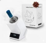 Electric Wine Chiller | Single Bottle Portable Wine Cooler with LED Touch Display & Adjustable Temperature | Sleek Iceless Wine Chilling for Modern Kitchens - Image 2