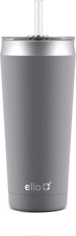 Ello Beacon Vacuum Insulated Stainless Steel Tumbler with Slider Lid and Optional Straw - Image 2