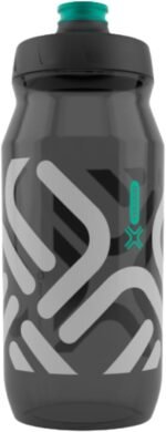 FIDLOCK Fidguard Bottle | Odor-Resistant, Easy-Squeeze Hydration with Fast-Flow Valve | Dishwasher Safe Water Bottle (600ml/21oz, Smoke + Grey) - Image 2