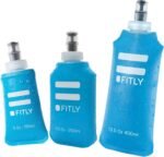 FITLY FLASKS Combo – 3 Soft Flasksfor Hydration While Running Hiking Cycling Climbing - Collapsible Water Bottles (5-8.5 - 13.5 oz, 150-250 - 400 ml) - Image 2