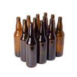 FastRack Beer Bottles Amber Glass Longneck Bottles for Home Brewing 22 oz - Crown Cap Refillable Beer Bottles Food Grade – ECO Friendly Proudly Made in the USA, Brown, Pack of 12 - Image 2