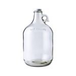 FastRack Glass Water Bottle Includes 38 mm Metal Screw Cap, 1 gallon Capacity, Clear (MN-TF9E-S1RA) - Image 2