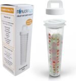 FlavorFuze Pod - Fruit Infuser Insert with Two Lids, Compatible with Hydro Flask, Iron Flask, Takeya, ThermoFlask and Similar Wide Mouth Bottles - Image 2