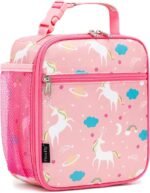 FlowFly Kids Lunch box Insulated Soft Bag Mini Cooler Back to School Thermal Meal Tote Kit for Girls, Boys, Unicorn - Image 2
