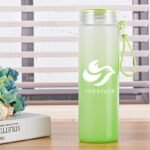 Fountain borosilate water bottle - Glass, Thermal insulated. Leak proof, Nutrishaker,Hot Rolled, Slim Portable Stylish Design. (16 FL OZ) - Image 2