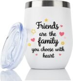 Friend Gifts for Women, Friendship Gifts for Friend Birthday Christmas, Personalised 12oz Stainless Steel Tumbler Gift Ideas for Bestie, BFF - Image 2