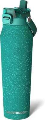 Frost Buddy 32oz Insulated Water Bottle with Straw & Chug Lid | Leak-Proof Stainless Steel | 24-Hours Cold | Sweat-Proof, Cup Holder Friendly | Ideal for Gym, Travel, Sports & Everyday Hydration - Image 2