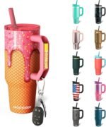 Frost Buddy Thicc Buddy - 40 oz Stainless Steel Vacuum Insulated Tumbler with Lid and Straw for Water - Travel Mug Cupholder Friendly - Gifts for Women Men Him Her (Ice Cream) - Image 2