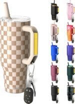 Frost Buddy Thicc Buddy - 40 oz Stainless Steel Vacuum Insulated Tumbler with Lid and Straw for Water - Travel Mug Cupholder Friendly - Gifts for Women Men Him Her (Luxe Latte) - Image 2