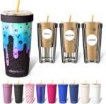 Frost Buddy Togo Buddy 30 oz Stainless Steel Vacuum Insulated Tumbler To Go Coffee Cup – Iced Coffee Cups, Iced Coffee Sleeve, Travel Mug, Thermal Cup for Hot & Cold Drinks, Dunkin Cup (I Scream) - Image 2