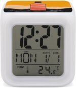 GHEPSDW Simple Bottle of Water Alarm Clock NightLight Alarm Clock with 7 Color Changing Night Light Smart Digital Clocks Temperature Date for Heavy Sleepers Simple Operation Easy to Use - Image 2