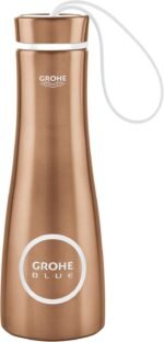 GROHE 40848DL0 Blue Thermal Drinking Bottle, Warm Sunset Brushed - Image 2