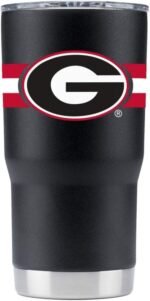Gametime Sidekicks Georgia Bulldogs Stainless Steel Drinkware (20oz Black 360) - Image 2