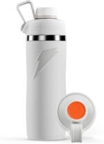 Gatorade 'Overtime' 22oz Stainless Steel Water Bottle, Twist Cap, White - Image 2