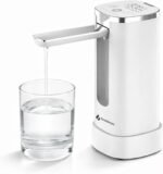 GentleJet Automatic Water Dispenser Pump for 5 Gallon Bottle with Stand, Digital Display, USB-C Rechargeable Water Jug Pump, Measured & Continuous Dispensing, Foldable Spout - Image 2