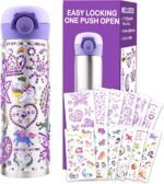 Gifts for Kids, Decorate Your Own Water Bottle Kits for Girls Age 4-6-7-8-10-12 with Cute Stickers Arts and Crafts for School, Birthday Gifts for Girls, Back to School Supplies - Image 2