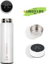 GreenLife Smart Water Bottle with LED Temperature Display, Thermostat Double Wall Vacuum Insulated Water Bottle, Cold 36 Hrs, Hot 24 Hrs, BPA-Free, Leak Proof, for Travel & Outdoor (White). - Image 2