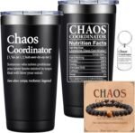 Grifarny Chaos Coordinator Tumbler Mug, Christmas Thank You Gifts for Men, Employee Teacher Appreciation Gifts, Boss Day Gift, Gift for Coworker, Administrative Assistant, Supervisors, Secretary - Image 2