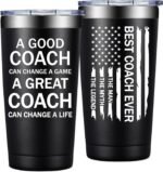 Grifarny Coach Gifts for Men - Basketball, Soccer, Football, Baseball, Softball, Gymnastics, Dance, Swim, Coaches Gifts - Best Coach Ever Tumbler Cup 20 oz - Image 2
