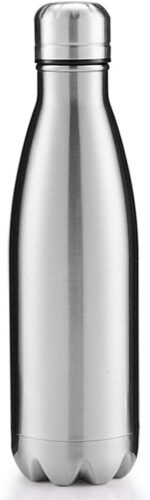 Gteller Double Wall 18/8 Stainless Steel Vacuum Cola Shape Bottle, Narrow Mouth Thermo Flask Keeping Warm and Cold 350ml 500ml 750ml 1000ml (500ml) - Image 2